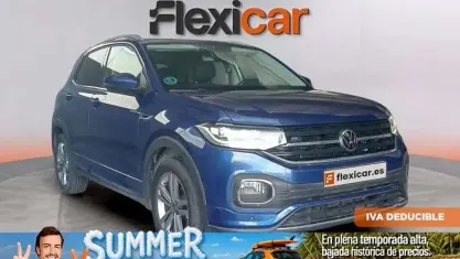 Usado VW T-Cross R-line 110 CV (80 kW) 2022 Azul SUV