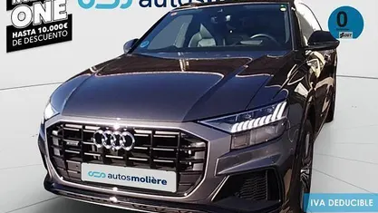 Usado Audi Q8 S-line plus 462 CV (339 kW) 2022 Gris SUV