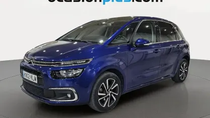 Käytetty Citroën C4 Picasso Feel 120 HP (88 kW) 2018 Sininen Tila-auto