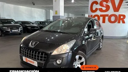 Usado Peugeot 3008 110 CV (80 kW) 2010 Negro Familiar