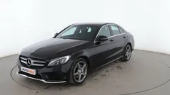 Negro Usado 2018 Mercedes C220 AMG line Berlina | 22.999 € (Precio justo)