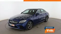 Azul Usado 2020 Mercedes C200 AMG line Berlina | 28.899 € (Precio justo)