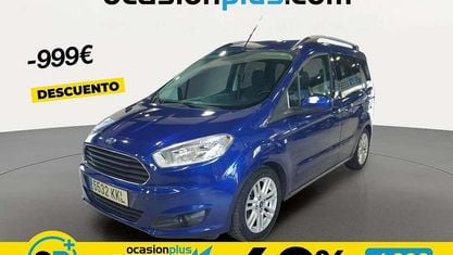 Begagnad Ford Tourneo Courier Titanium 102 HK (75 kW) 2018 Blå Minibuss