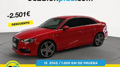 Rojo Usado 2015 Audi A3 S-Line Berlina | 17.399 € (Precio justo)