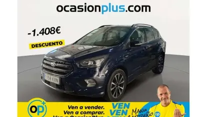 Usado Ford Kuga ST-Line 150 CV (110 kW) 2018 Azul SUV