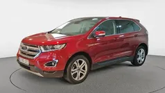Rojo Usado 2017 Ford Edge Titanium SUV | 22.450 € (Precio justo)
