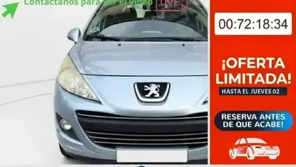 Usado Peugeot 207 92 CV (67 kW) 2010 Azul Utilitario