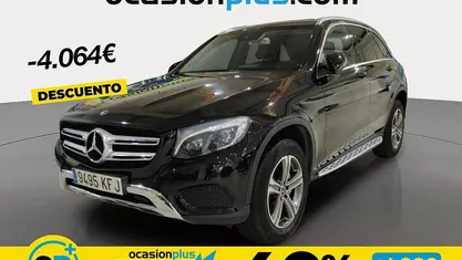 Usado Mercedes GLC250 204 CV (150 kW) 2017 Negro SUV