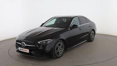 Negro Usado 2022 Mercedes C220 AMG line Berlina | 39.099 € (Precio justo)