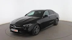 Negro Usado 2022 Mercedes C220 AMG line Berlina | 39.099 € (Precio justo)