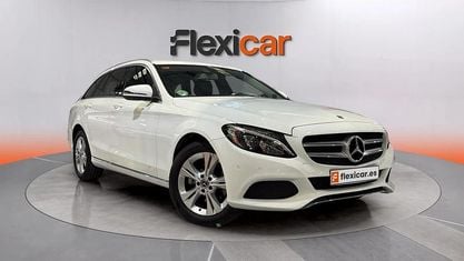 Usado Mercedes C220 AMG line 170 CV (125 kW) 2017 Blanco Familiar