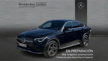 Usado Mercedes GLC220 AMG line 194 CV (142 kW) 2019 Negro obsidiana  pintura metalizada Coupe