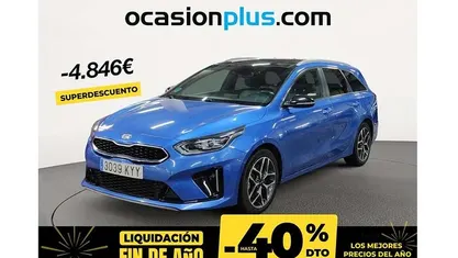 Azul Usado 2019 Kia Ceed GT GT-Line Familiar | 15.264 € (Buen precio)