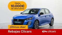Azul Usado 2024 Peugeot 208 Active Utilitario | 14.990 € (Precio justo)