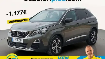 Usado Peugeot 3008 Allure 131 CV (96 kW) 2018 Verde SUV
