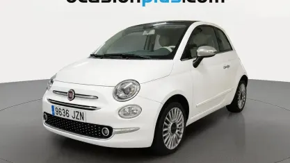 Usado Fiat 500C Lounge 69 CV (50 kW) 2017 Blanco Descapotable
