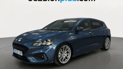 Usado Ford Focus ST-Line 125 HP (91 kW) 2019 Azul Citadino