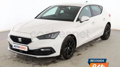 Usado Seat Leon Style 116 CV (85 kW) 2021 Blanco Berlina