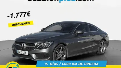 Gris Usado 2016 Mercedes C220 AMG Coupe | 22.213 € (Super precio)