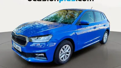 Usado Skoda Fabia Ambition 80 CV (58 kW) 2023 Azul Utilitario