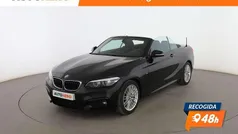 Negro Usado 2018 BMW 220 Sport Line Descapotable | 25.199 € (Precio justo)