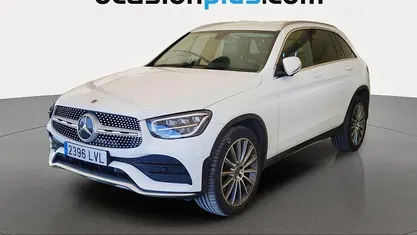 Blanco Usado 2021 Mercedes GLC220 AMG SUV | 38.991 € (Precio justo)
