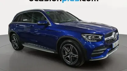Usado Mercedes GLC200 AMG 163 CV (119 kW) 2020 Azul SUV