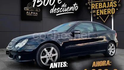 Negro Usado 2006 Mercedes C200 Sport Edition Berlina | 4923 € (Buen precio)