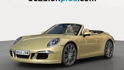 Käytetty Porsche 911 Carrera Cabriolet 350 HP (257 kW) 2016 Kulta Avoauto