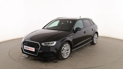 Usado Audi A3 Sportback S-Line 115 CV (84 kW) 2017 Negro Utilitario