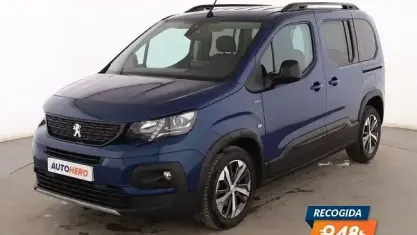 Usado Peugeot Rifter GT-line 131 CV (96 kW) 2019 Azul Monovolumen