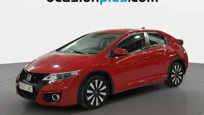 Rojo Usado 2015 Honda Civic Elegance Utilitario | 13.690 € (Precio justo)