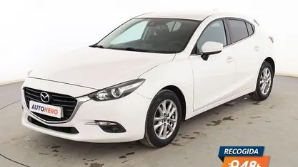 Usado Mazda 3 Style 100 CV (73 kW) 2017 Blanco Berlina
