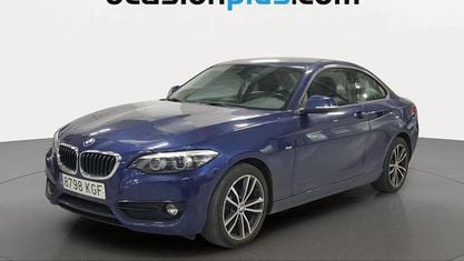 Usado BMW 218 150 CV (110 kW) 2017 Azul Coupe