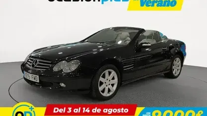 Usado Mercedes SL500 AMG 306 CV (225 kW) 2007 Negro Descapotable