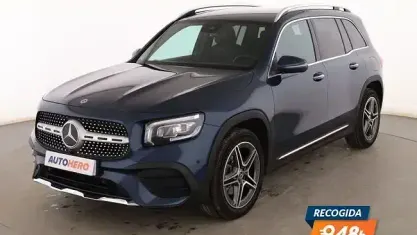 Usado Mercedes GLB200 AMG line 150 CV (110 kW) 2022 Azul SUV