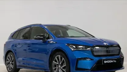 Brugt Skoda Enyaq iV SportLine 150 kW (204 HK) 2021 Blå SUV