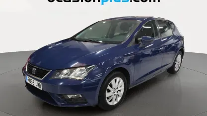 Brugt Seat Leon Reference 110 HK (80 kW) 2017 Blå Hatchback