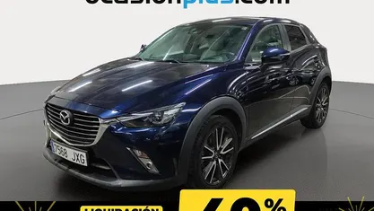 Azul Usado 2017 Mazda CX-3 Luxury SUV | 11.750 € (Super precio)