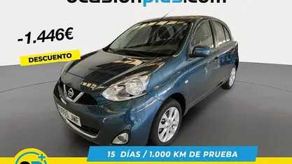 Azul Usado 2016 Nissan Micra Acenta Utilitario | 7454 € (Precio justo)