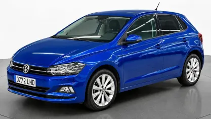 Usado VW Polo Sportline 95 CV (69 kW) 2020 Azul Utilitario