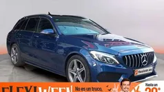 Usado 2017 Mercedes C220 AMG line Familiar | 21.990 € (Precio justo)
