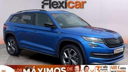 Usado Skoda Kodiaq SportLine 150 HP (110 kW) 2021 Azul SUV