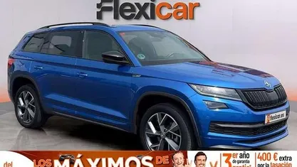 Brugt Skoda Kodiaq SportLine 150 HK (110 kW) 2021 Blå SUV