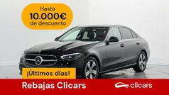 Negro Usado 2022 Mercedes C220 Berlina | 34.490 € (Buen precio)