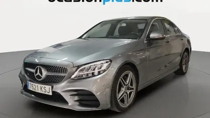 Usado Mercedes C200 AMG 184 CV (135 kW) 2018 Gris Berlina