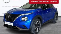 Magnetic blue + black negro Usado 2024 Nissan Juke Tekna SUV | 27.900 € (Precio justo)