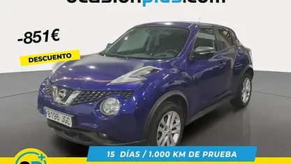 Azul Usado 2015 Nissan Juke Acenta SUV | 10.649 € (Precio justo)