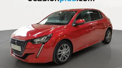 Usado Peugeot 208 Style 102 CV (75 kW) 2021 Rojo Utilitario