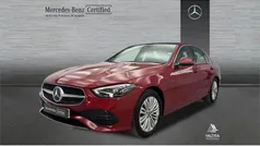 Rojo Usado 2025 Mercedes C200 Avantgarde Berlina | 48.500 € (Precio justo)